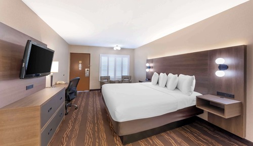 Habitación estándar, 1 cama de matrimonio grande, frigorífico y microondas, con vistas