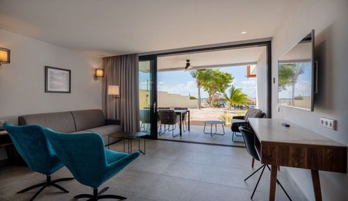 Apartamento Premium, 2 habitaciones, vistas al mar, frente a la playa