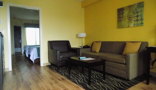 Suite, 2 camas dobles, no fumadores, microondas (with Sofabed)