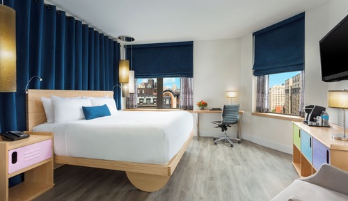 Habitación Deluxe, 1 cama de matrimonio grande, con vistas (Broadway View)