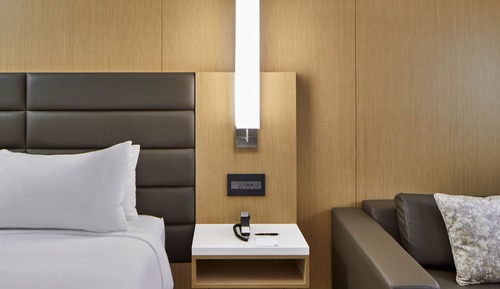 Habitación, 1 cama de matrimonio grande con sofá cama, no fumadores, vistas a la ciudad