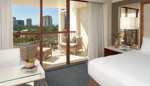 Habitación Signature, 2 camas de matrimonio, balcón (Gulf View)
