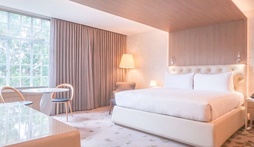 Habitación estándar, 1 cama de matrimonio grande (Mobility & Hearing, Roll-in Shower)
