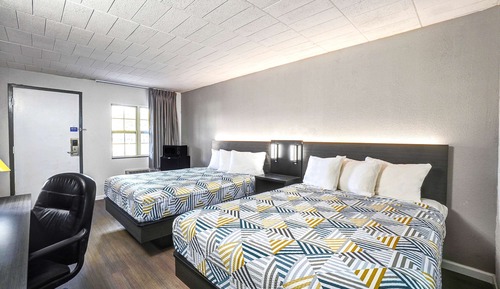 Habitación estándar, 2 camas de matrimonio, no fumadores, frigorífico y microondas