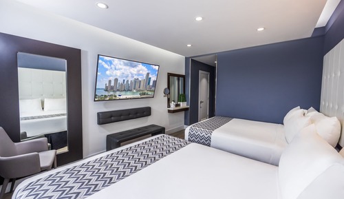 Habitación Deluxe doble, 2 camas de matrimonio