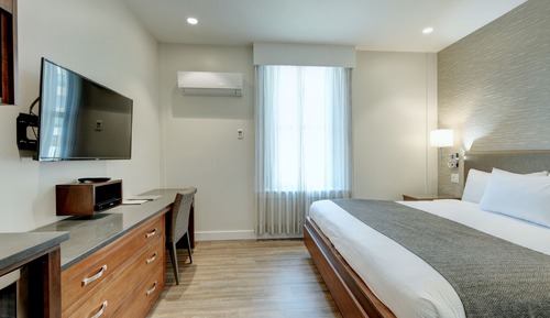 Estudio, 1 cama de matrimonio grande