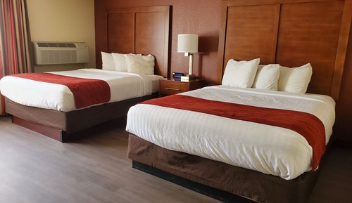 Habitación, 2 camas de matrimonio, accesible para personas con discapacidad, no fumadores