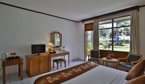 Habitación doble superior, vistas al jardín