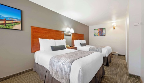 Habitación estándar, 2 camas de matrimonio, no fumadores, frigorífico
