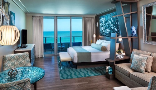 Habitación Premium, 1 cama de matrimonio grande, vistas parciales al mar (Gulf Front)