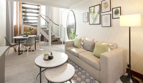 Suite, 1 cama de matrimonio grande con sofá cama (Duplex)
