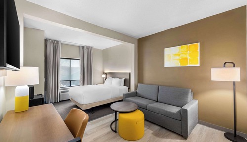 Suite, 1 cama de matrimonio grande, no fumadores (Sofa Bed, Walk in shower)