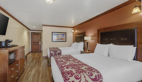 Habitación estándar, 2 camas de matrimonio, no fumadores, balcón