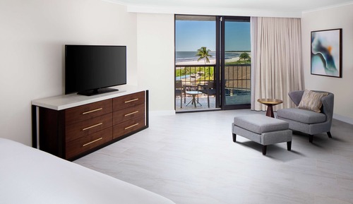 Suite, 1 cama de matrimonio grande con sofá cama, frente al mar