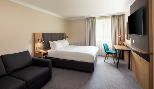 Habitación estándar, 1 cama de matrimonio con sofá cama