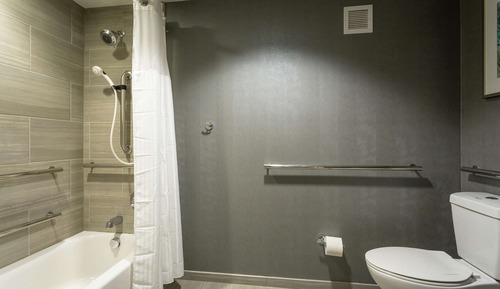 Suite, 1 cama de matrimonio grande, accesible para personas con discapacidad, bañera