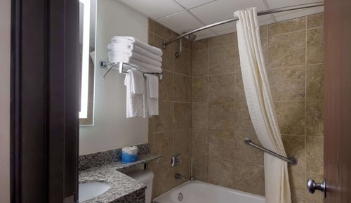 Habitación estándar, 2 camas dobles, no fumadores, frigorífico y microondas