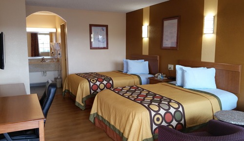 Habitación, 2 camas de matrimonio, no fumadores