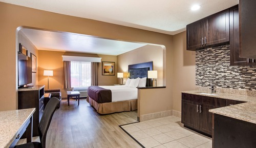 Suite, 1 cama de matrimonio grande, no fumadores, frigorífico y microondas