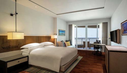 Habitación ejecutiva, 1 cama de matrimonio grande, Acceso al salón del club, vistas al mar
