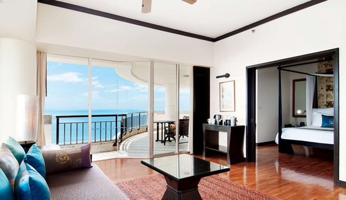 Suite, 1 cama de matrimonio grande, Acceso al salón del club, frente al mar