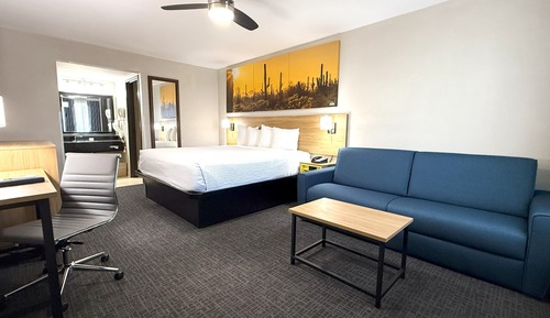Habitación Deluxe, 1 cama de matrimonio grande con sofá cama, no fumadores