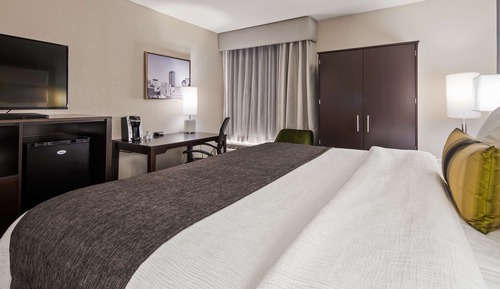 Habitación estándar, 1 cama de matrimonio grande, no fumadores, frigorífico y microondas