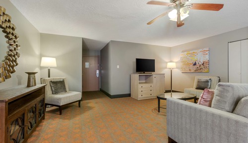 Suite, varias camas, no fumadores, frigorífico y microondas (Living Room)
