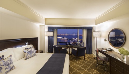 Habitación Premium, 1 cama de matrimonio grande, Acceso al salón del club, vistas al puerto