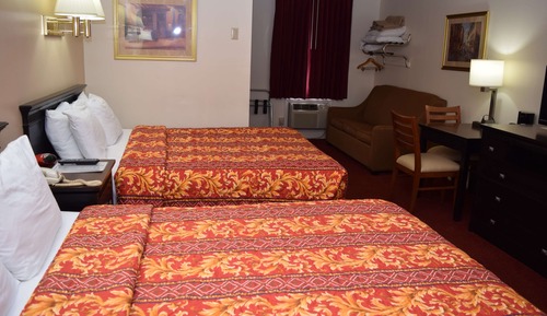 Habitación Deluxe, 2 camas de matrimonio, fumadores, frigorífico y microondas