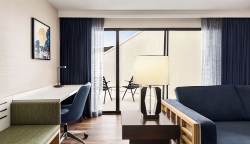 Suite junior, 1 cama de matrimonio grande con sofá cama