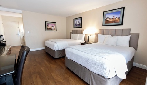 Habitación estándar, 2 camas de matrimonio, planta baja