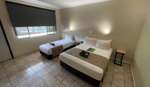 Habitación con 1 cama doble o 2 individuales