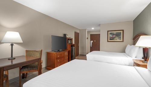 Habitación estándar, 2 camas de matrimonio, no fumadores, frigorífico y microondas