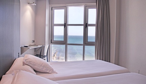 Habitación doble, 2 camas individuales, vistas al mar