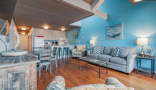 Apartamento estándar, 1 cama de matrimonio grande con sofá cama (One Bedroom King Suite Condo)
