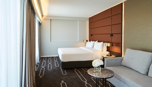 Habitación Premium, 1 cama de matrimonio grande con sofá cama