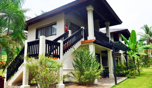 Habitación, vistas al jardín
