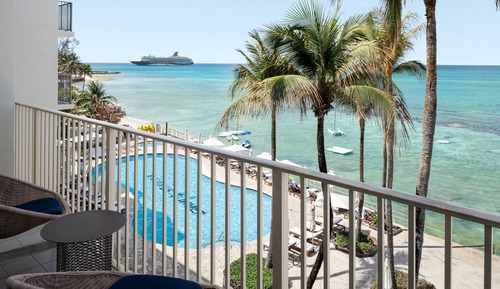 Habitación Grand, 2 camas de matrimonio, no fumadores, frente al mar