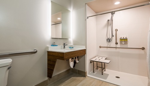 Habitación estándar, 2 camas de matrimonio, ducha con asiento (Communications)