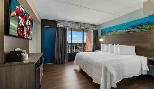 Habitación Premium, 1 cama de matrimonio grande (Roll-In-Shower, Smoke Free)
