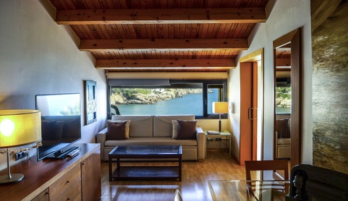 Suite superior, 1 cama de matrimonio grande, bañera de hidromasaje, vistas al mar
