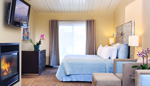 Suite estudio, 1 cama de matrimonio grande, cocina