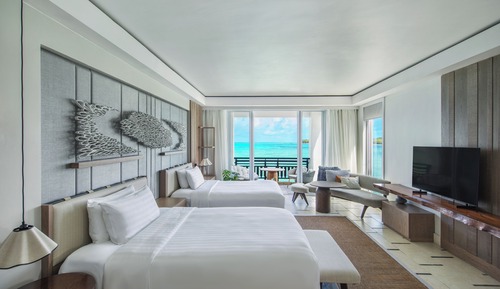 Habitación, 2 camas individuales, vistas al mar (Frangipani)