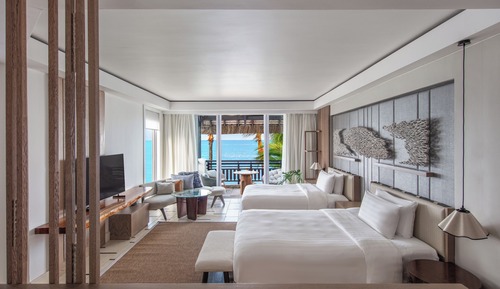 Suite junior, 2 camas individuales, vistas al mar (Frangipani)