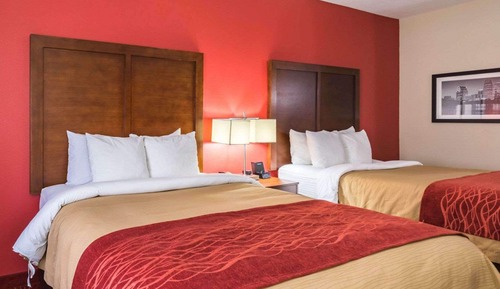 Habitación, 2 camas de matrimonio, accesible para personas con discapacidad, no fumadores