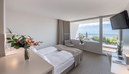 Suite, balcón, vistas al lago
