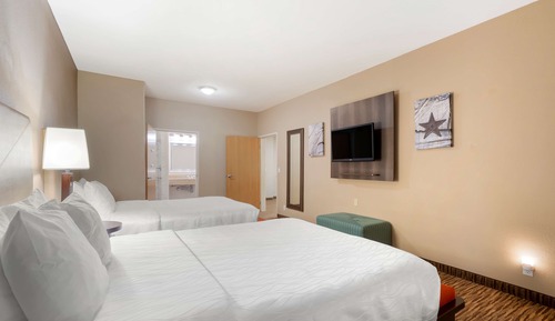 Suite, 2 camas de matrimonio, no fumadores, frigorífico y microondas (Living Room;with Sofabed)