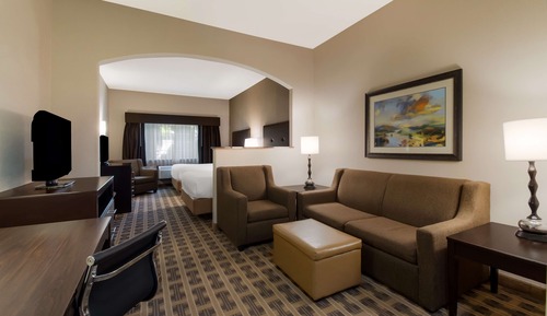 Suite, 2 camas de matrimonio, no fumadores, frigorífico y microondas (1st Floor;with Single Sofabed)