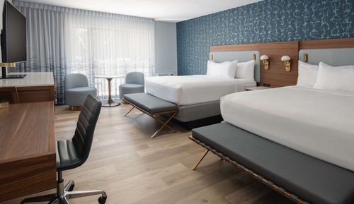 Habitación estándar, 2 camas de matrimonio
